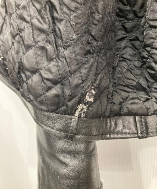HARLEY-DAVIDSON（ハーレーダビッドソン）HARLEY-DAVIDSON (ハーレーダビッドソン) シングルレザージャケット ブラック サイズ:Sの古着・服飾アイテム