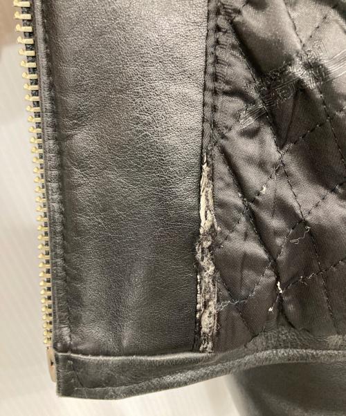 HARLEY-DAVIDSON（ハーレーダビッドソン）HARLEY-DAVIDSON (ハーレーダビッドソン) シングルレザージャケット ブラック サイズ:Sの古着・服飾アイテム