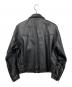 HARLEY-DAVIDSON (ハーレーダビッドソン) シングルレザージャケット ブラック サイズ:S：10000円