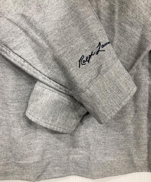 POLO RALPH LAUREN（ポロ・ラルフローレン）POLO RALPH LAUREN (ポロ・ラルフローレン) Cooperstown (クーパーズタウン) 長袖ポロシャツ グレー サイズ:Mの古着・服飾アイテム