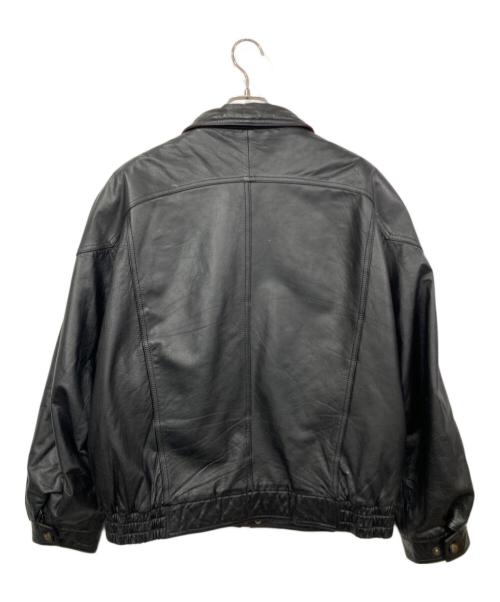 TIP TOP TAILORS（ティップ・トップ・テイラーズ）TIP TOP TAILORS (ティップ・トップ・テイラーズ) レザージャケット ブラック サイズ:表記無しの古着・服飾アイテム