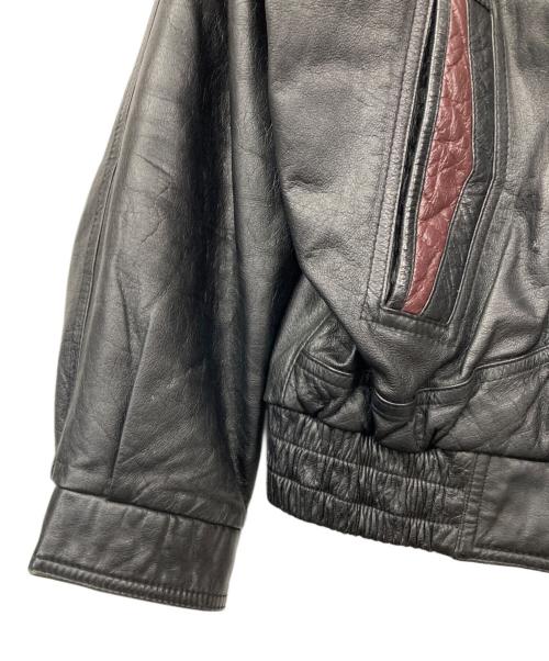 TIP TOP TAILORS（ティップ・トップ・テイラーズ）TIP TOP TAILORS (ティップ・トップ・テイラーズ) レザージャケット ブラック サイズ:表記無しの古着・服飾アイテム