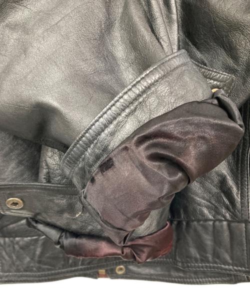 TIP TOP TAILORS（ティップ・トップ・テイラーズ）TIP TOP TAILORS (ティップ・トップ・テイラーズ) レザージャケット ブラック サイズ:表記無しの古着・服飾アイテム