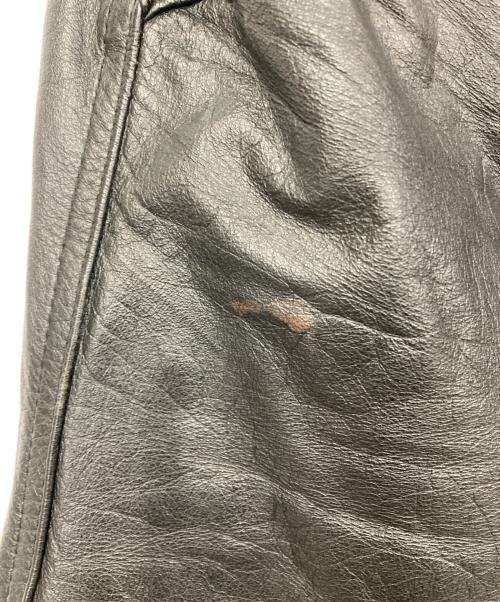 TIP TOP TAILORS（ティップ・トップ・テイラーズ）TIP TOP TAILORS (ティップ・トップ・テイラーズ) レザージャケット ブラック サイズ:表記無しの古着・服飾アイテム