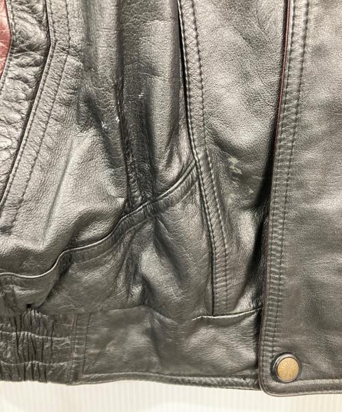 TIP TOP TAILORS（ティップ・トップ・テイラーズ）TIP TOP TAILORS (ティップ・トップ・テイラーズ) レザージャケット ブラック サイズ:表記無しの古着・服飾アイテム