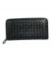 BOTTEGA VENETA (ボッテガベネタ) イントレチャート長財布 ブラック：45000円