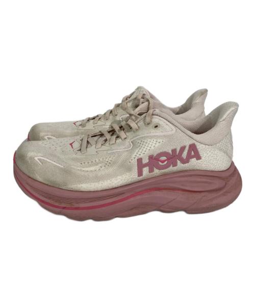 HOKA（ホカ）HOKA (ホカ) CLIFTON 10 WIDE ピンク サイズ:24.0の古着・服飾アイテム