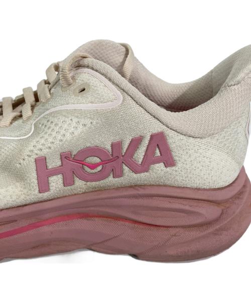 HOKA（ホカ）HOKA (ホカ) CLIFTON 10 WIDE ピンク サイズ:24.0の古着・服飾アイテム