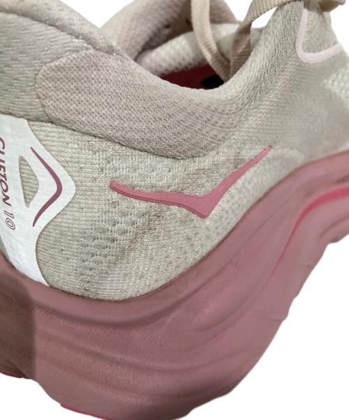 HOKA（ホカ）HOKA (ホカ) CLIFTON 10 WIDE ピンク サイズ:24.0の古着・服飾アイテム