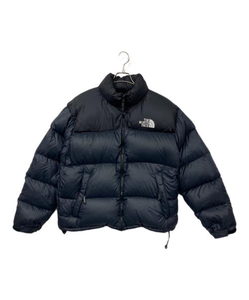 THE NORTH FACE（ザ ノース フェイス）THE NORTH FACE (ザ ノース フェイス) 90s ヌプシジャケット ブラック×ネイビー サイズ:LARGEの古着・服飾アイテム