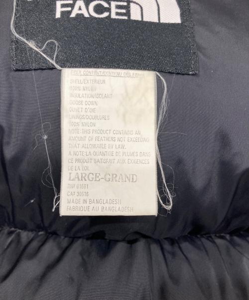 THE NORTH FACE（ザ ノース フェイス）THE NORTH FACE (ザ ノース フェイス) 90s ヌプシジャケット ブラック×ネイビー サイズ:LARGEの古着・服飾アイテム