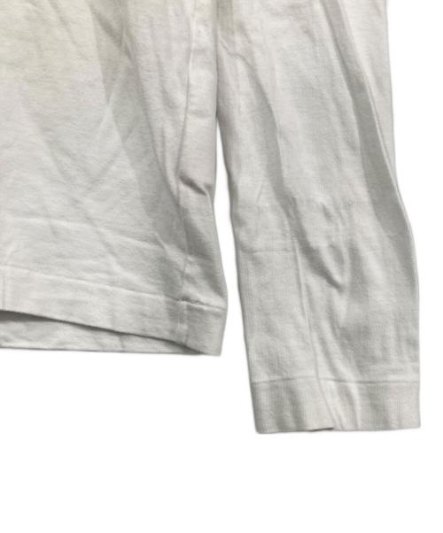 PLAY COMME des GARCONS（プレイコムデギャルソン）PLAY COMME des GARCONS (プレイコムデギャルソン) ハートワッペン長袖カットソー ホワイト サイズ:Sの古着・服飾アイテム