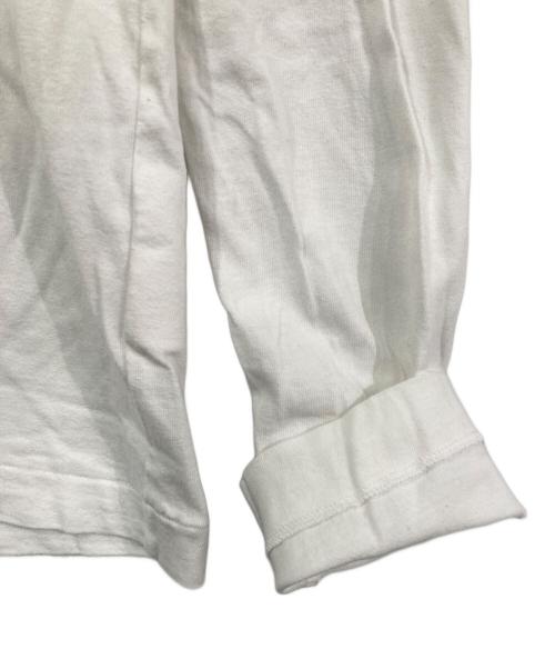 PLAY COMME des GARCONS（プレイコムデギャルソン）PLAY COMME des GARCONS (プレイコムデギャルソン) ハートワッペン長袖カットソー ホワイト サイズ:Sの古着・服飾アイテム