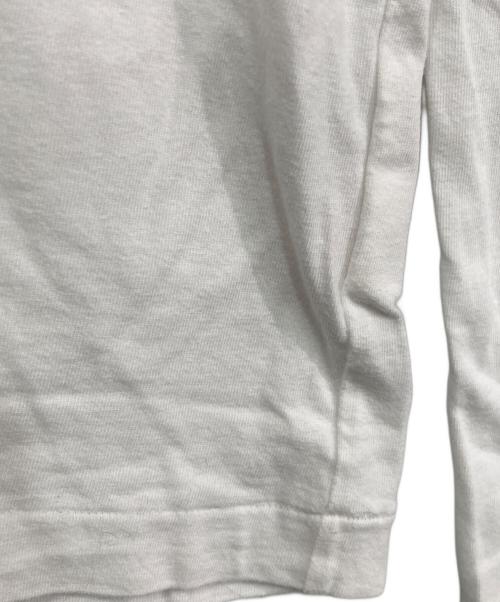 PLAY COMME des GARCONS（プレイコムデギャルソン）PLAY COMME des GARCONS (プレイコムデギャルソン) ハートワッペン長袖カットソー ホワイト サイズ:Sの古着・服飾アイテム
