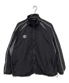 UMBRO（アンブロ）の古着「ナイロントラックジャケット」｜ブラック