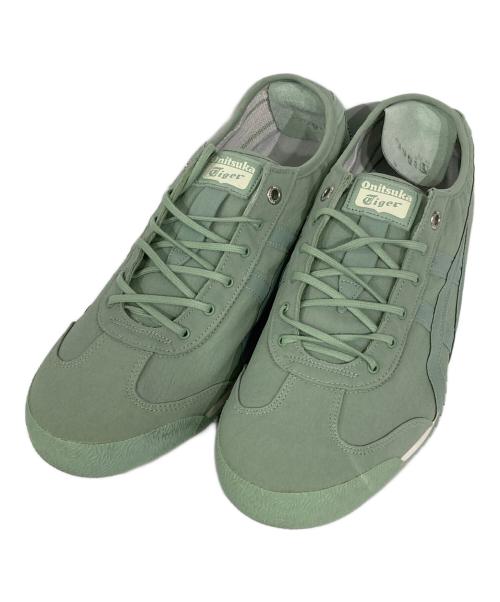 Onitsuka Tiger（オニツカタイガー）Onitsuka Tiger (オニツカタイガー) MEXICO 66 SLIP-ON グリーン サイズ:27.0の古着・服飾アイテム