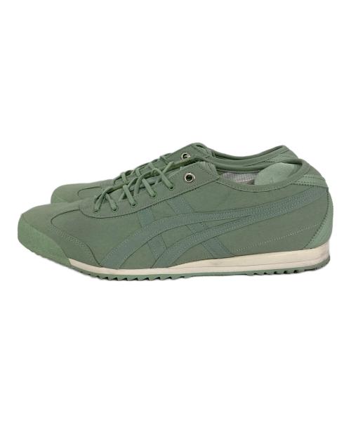 Onitsuka Tiger（オニツカタイガー）Onitsuka Tiger (オニツカタイガー) MEXICO 66 SLIP-ON グリーン サイズ:27.0の古着・服飾アイテム