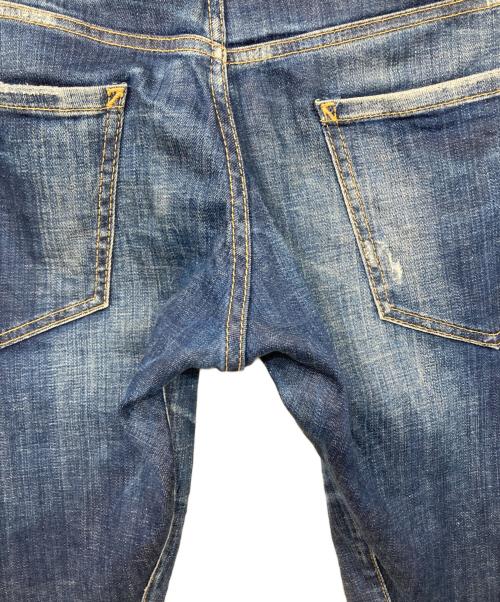 DSQUARED2（ディースクエアード）DSQUARED2 (ディースクエアード) Sexy Twist Jean インディゴ サイズ:48の古着・服飾アイテム