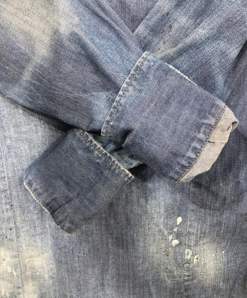 DSQUARED2（ディースクエアード）DSQUARED2 (ディースクエアード) デニムウエスタンシャツ インディゴ サイズ:46の古着・服飾アイテム