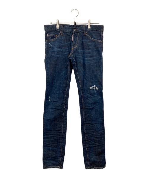 DSQUARED2（ディースクエアード）DSQUARED2 (ディースクエアード) Long clement jean インディゴ サイズ:46の古着・服飾アイテム