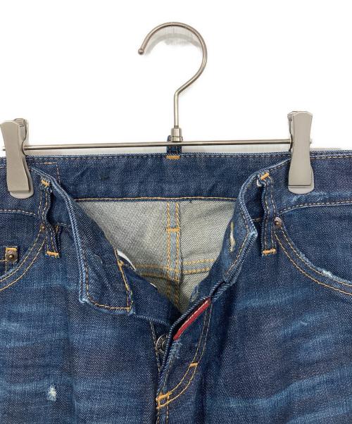 DSQUARED2（ディースクエアード）DSQUARED2 (ディースクエアード) Long clement jean インディゴ サイズ:46の古着・服飾アイテム