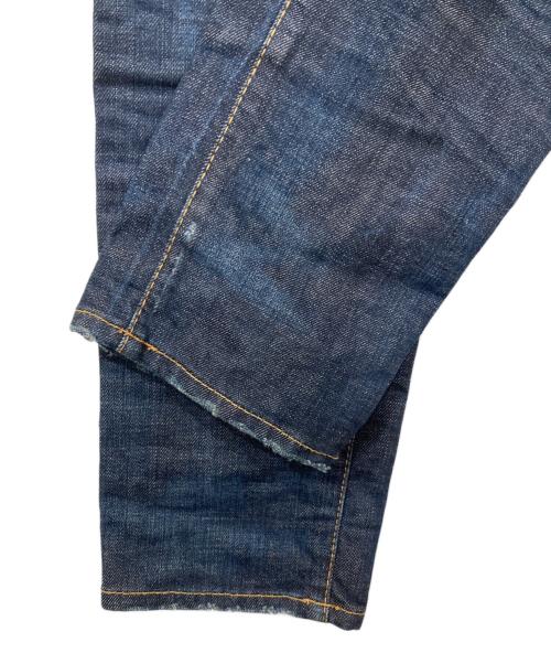 DSQUARED2（ディースクエアード）DSQUARED2 (ディースクエアード) Long clement jean インディゴ サイズ:46の古着・服飾アイテム