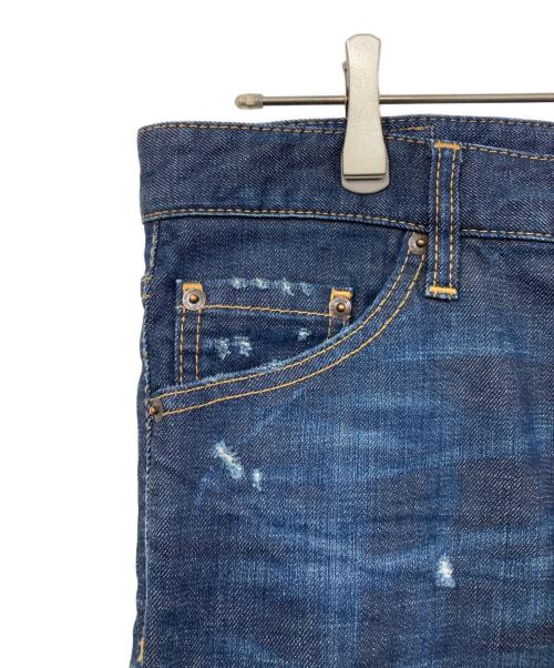 DSQUARED2（ディースクエアード）DSQUARED2 (ディースクエアード) Long clement jean インディゴ サイズ:46の古着・服飾アイテム
