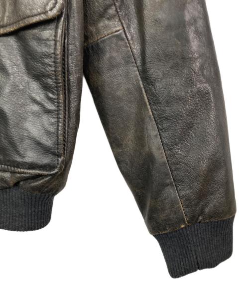 D'AMICO（ダミコ）D'AMICO (ダミコ) レザージャケット ブラック サイズ:50の古着・服飾アイテム