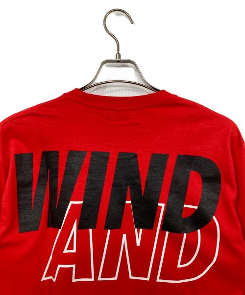 WIND AND SEA（ウィンダンシー）WIND AND SEA (ウィンダンシー) SEA L/S T-shirt レッド×ブラック サイズ:Mの古着・服飾アイテム