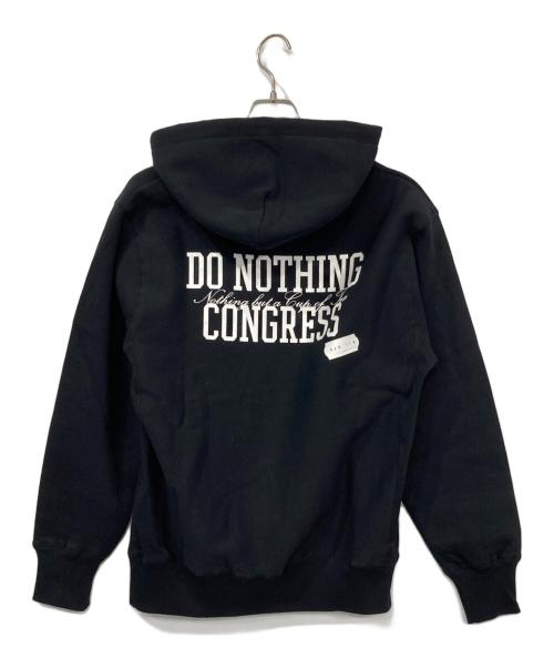 Donothing Congress（ドゥー・ナッシング・コングレス）Donothing Congress (ドゥー・ナッシング・コングレス) AKA SIX (エーケーエーシックス) プルオーバーパーカー ブラック サイズ:Mの古着・服飾アイテム