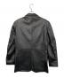 BURBERRY BLACK LABEL (バーバリーブラックレーベル) ラムレザーテーラードジャケット ブラック サイズ:M：13000円