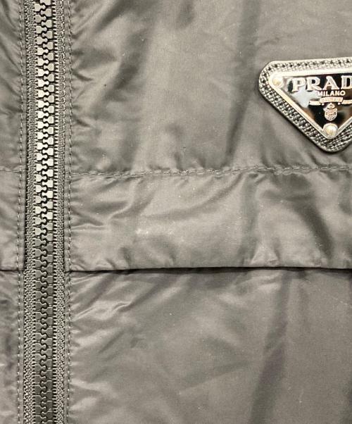 PRADA（プラダ）PRADA (プラダ) Re Nylonトライアングルロゴブルゾン ブラック サイズ:46の古着・服飾アイテム