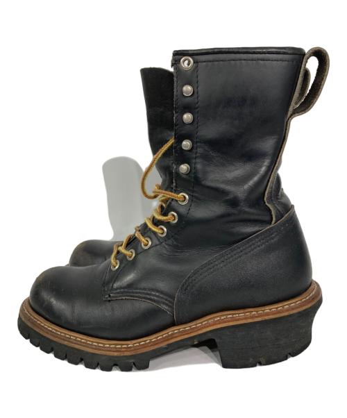RED WING（レッドウィング）RED WING (レッドウィング) ロガーブーツ ブラック サイズ:5 1/2の古着・服飾アイテム