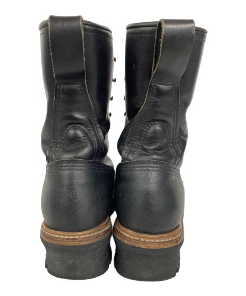 RED WING（レッドウィング）RED WING (レッドウィング) ロガーブーツ ブラック サイズ:5 1/2の古着・服飾アイテム