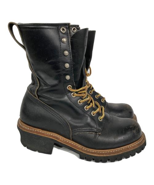 RED WING（レッドウィング）RED WING (レッドウィング) ロガーブーツ ブラック サイズ:5 1/2の古着・服飾アイテム