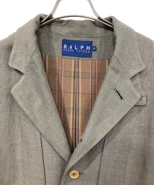 RALPH LAUREN（ラルフローレン）RALPH LAUREN (ラルフローレン) スタンドカラージャケット カーキ サイズ:11の古着・服飾アイテム