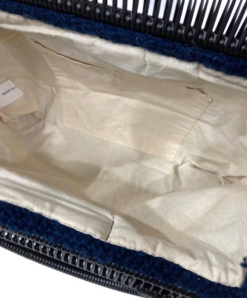 MARNI（マルニ）MARNI (マルニ) ハンドバッグ ネイビー×ホワイトの古着・服飾アイテム