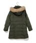 LAUREN RALPH LAUREN (ローレン ラルフ ローレン) フェイクファートリムダウンコート オリーブ サイズ:L：15000円