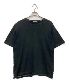 COMME des GARCONS HOMME（コムデギャルソン オム）の古着「ステッチワークTシャツ」｜ブラック