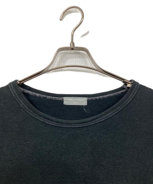COMME des GARCONS HOMME（コムデギャルソン オム）COMME des GARCONS HOMME (コムデギャルソン オム) ステッチワークTシャツ ブラック サイズ:記載無しの古着・服飾アイテム