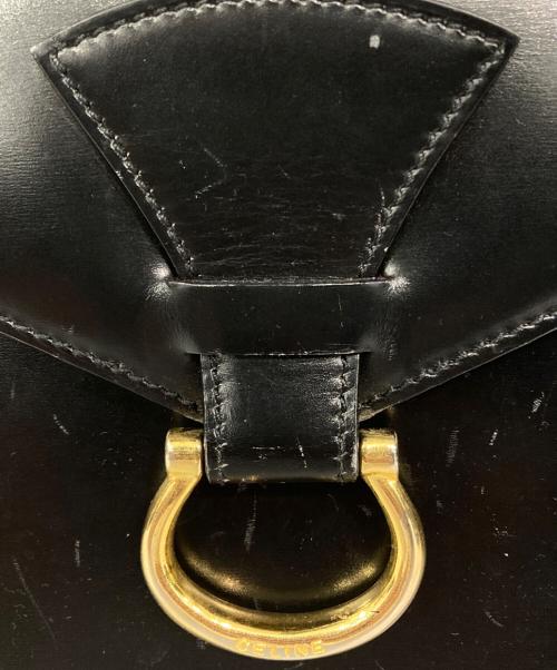 CELINE（セリーヌ）CELINE (セリーヌ) ホースビットショルダーバッグ ブラックの古着・服飾アイテム