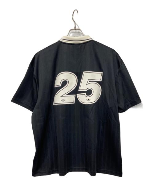 adidas（アディダス）adidas (アディダス) live'25 POLO SHIRT ブラック サイズ:2XLの古着・服飾アイテム
