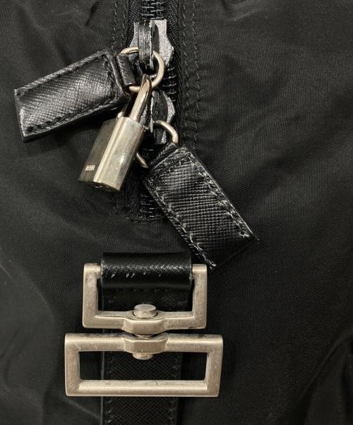PRADA（プラダ）PRADA (プラダ) ナイロンボストンバッグ ブラックの古着・服飾アイテム