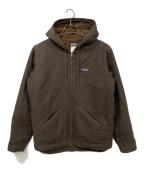 Patagoniaパタゴニア）の古着「ラインドキャンバスフーディ」｜ブラウン