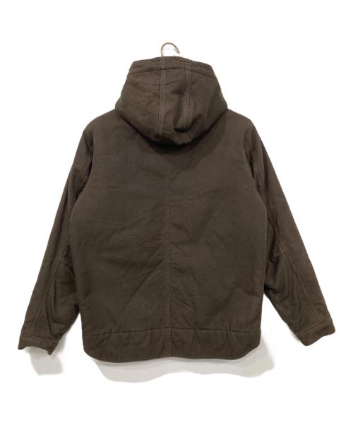 Patagonia（パタゴニア）Patagonia (パタゴニア) ラインドキャンバスフーディ ブラウン サイズ:Sの古着・服飾アイテム