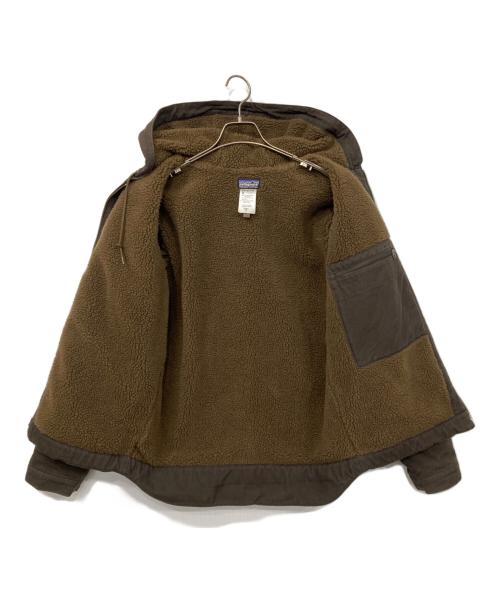 Patagonia（パタゴニア）Patagonia (パタゴニア) ラインドキャンバスフーディ ブラウン サイズ:Sの古着・服飾アイテム
