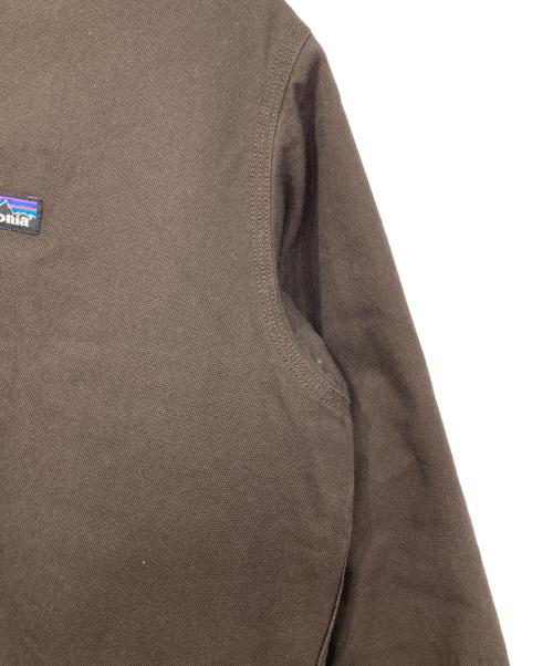 Patagonia（パタゴニア）Patagonia (パタゴニア) ラインドキャンバスフーディ ブラウン サイズ:Sの古着・服飾アイテム