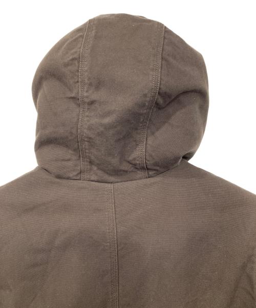 Patagonia（パタゴニア）Patagonia (パタゴニア) ラインドキャンバスフーディ ブラウン サイズ:Sの古着・服飾アイテム