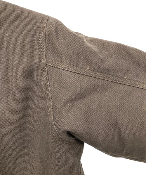 Patagonia（パタゴニア）Patagonia (パタゴニア) ラインドキャンバスフーディ ブラウン サイズ:Sの古着・服飾アイテム