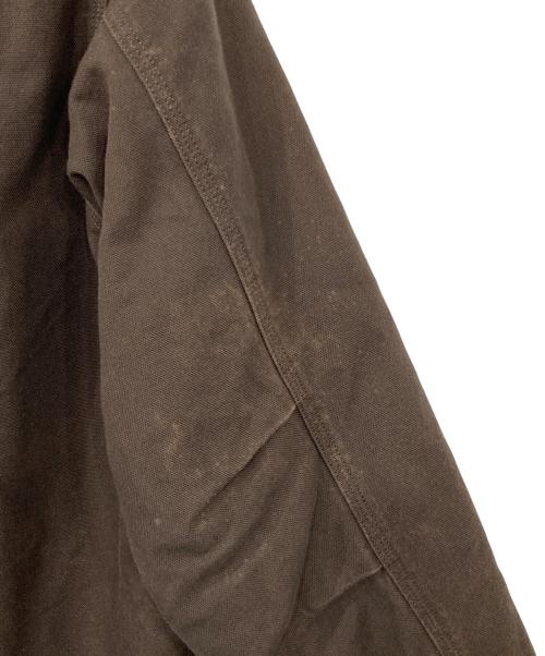 Patagonia（パタゴニア）Patagonia (パタゴニア) ラインドキャンバスフーディ ブラウン サイズ:Sの古着・服飾アイテム